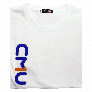 เสื้อคอกลม CMU แนวตั้ง